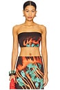 view 1 of 4 Linus Crop Top in Malagua Turquoise