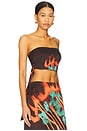 view 2 of 4 Linus Crop Top in Malagua Turquoise