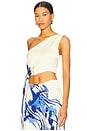 view 3 of 5 Sabaji Crop Top in Medousa Blue