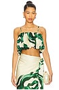 view 1 of 4 Tanzani Crop Top in Medousa Pine