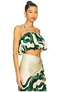 view 2 of 4 Tanzani Crop Top in Medousa Pine