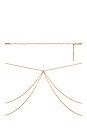view 2 of 2 Fleur Waist Chain in Gold