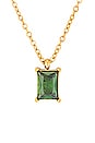 view 2 of 2 Bethany Baguette Pendant Necklace in Gold