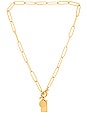 view 1 of 2 Kaylee Toggle Charm Necklace in Gold