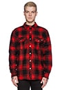 view 1 of 4 Chuy Flannel Shirt Jacket in Red Plaid