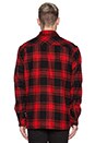 view 4 of 4 Chuy Flannel Shirt Jacket in Red Plaid