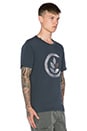 view 2 of 3 Push-Thru Logo in Dark Blue & Putty