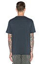 view 3 of 3 Push-Thru Logo in Dark Blue & Putty