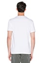 view 3 of 3 Push-Thru Logo in White & Orange