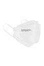view 1 of 5 Mount Fuji 5 Pack KN95 Face Masks in White