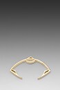 view 3 of 3 Rising Sun Cuff in Gold