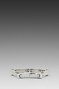 view 2 of 3 Atlantis Architectural Magnetic Bangle in Silver
