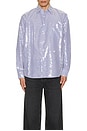 view 4 of 4 Otis Spark Sequin Shirt in Sequin Stripe