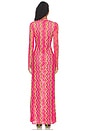 view 3 of 4 Scarlet Dress in Electric Wave Pink