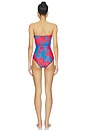 view 3 of 4 Soleil Bandeau One Piece in Radiant Flora
