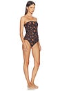view 2 of 4 MAILLOT DE BAIN UNE PIÈCE BANDEAU SOLEIL in Solstice Leopard