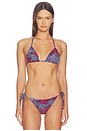 view 1 of 4 HAUT DE MAILLOT DE BAIN TRIANGLE KAYA in Bohemian Meadow