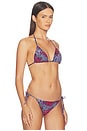 view 2 of 4 HAUT DE MAILLOT DE BAIN TRIANGLE KAYA in Bohemian Meadow