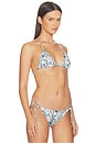 view 2 of 5 HAUT DE MAILLOT DE BAIN TRIANGLE KAYA in Cactus Bloom