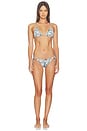 view 4 of 5 HAUT DE MAILLOT DE BAIN TRIANGLE KAYA in Cactus Bloom