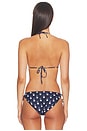 view 3 of 4 HAUT DE MAILLOT DE BAIN TRIANGLE KAYA in Midnight Dot