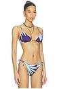 view 3 of 5 Layla Bikini Top in Midnight Garden