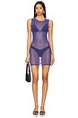 view 1 of 3 x REVOLVE Mesh Dress in Denim