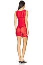 view 3 of 3 x REVOLVE Mesh Dress in Red