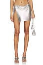 view 1 of 6 Halo Glomesh Skirt in Silver
