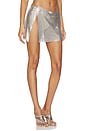 view 2 of 6 Halo Glomesh Skirt in Silver