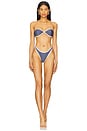 view 4 of 4 BRAGUITA BIKINI HAILEY in Denim & White