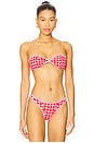 view 1 of 4 Tallara Bikini Top in Cherry