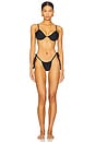 view 4 of 4 Birdie Bikini Bottom in Nero