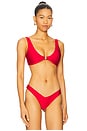 view 2 of 4 Kendall Bikini Top in Hibiscus