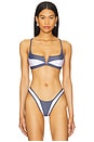 view 1 of 4 x REVOLVE Gypsy Bikini Top in Denim & White