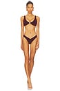 view 4 of 4 Vada Bikini Bottom in Merlot