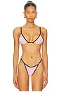 view 1 of 4 Lumi Triangle Bikini Top in Candy