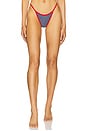 view 1 of 4 x REVOLVE Jones Bikini Bottom in Denim & Red