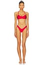 view 4 of 4 Maya Bikini Top in Hibiscus