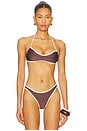 view 1 of 4 HAUT DE MAILLOT DE BAIN MAYA in Mocha