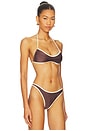 view 2 of 4 HAUT DE MAILLOT DE BAIN MAYA in Mocha