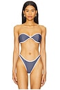 view 1 of 4 x REVOLVE Tallara Bikini Top in Denim & White