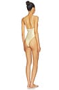 view 3 of 3 СЛИТНЫЙ КУПАЛЬНИК ROMI in Gold