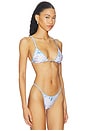 view 2 of 4 HAUT DE MAILLOT DE BAIN TRIANGLE LUMI in Bluebell