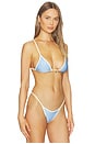 view 2 of 4 HAUT DE MAILLOT DE BAIN TRIANGLE LUMI in Chiffon