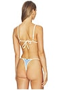 view 3 of 4 HAUT DE MAILLOT DE BAIN TRIANGLE LUMI in Chiffon