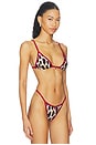 view 2 of 4 HAUT DE MAILLOT DE BAIN TRIANGLE LUMI in Vixen