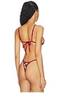 view 3 of 4 HAUT DE MAILLOT DE BAIN TRIANGLE LUMI in Vixen