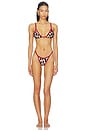 view 4 of 4 HAUT DE MAILLOT DE BAIN TRIANGLE LUMI in Vixen