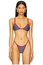 view 1 of 5 x REVOLVE Lumi Bikini Top in Denim & Red